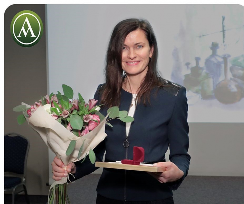 Tukumniece Agnese Ritene saņem “Gada farmaceits 2019” balvu Tukumniece Agnese Ritene saņem “Gada farmaceits 2019” balvu